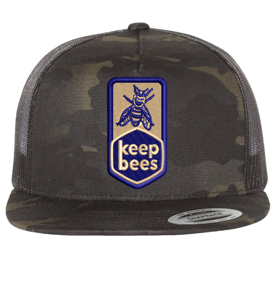 Woven Keep Bees Trucker Hat