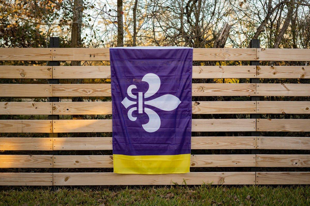 Louisiana "Mardi Gras" Flag