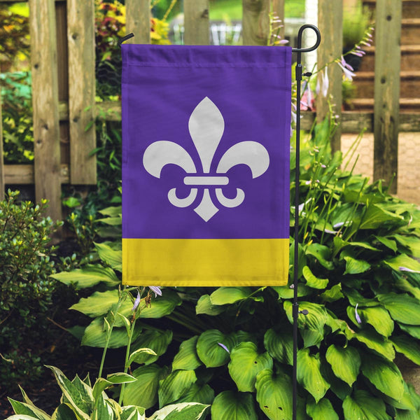 Louisiana "Mardi Gras" Garden Flag