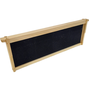 Medium 6 1/4-Inch Frame, Grooved Top / Grooved Bottom With Double Wax Foundation