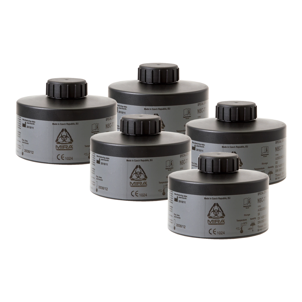 NBC-77 SOF 40mm NATO Filter For Gas Masks - CBRN Filter, 20 Year Shelf Life