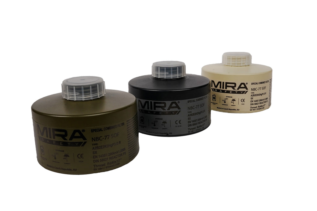 NBC-77 SOF 40mm NATO Filter For Gas Masks - CBRN Filter, 20 Year Shelf Life