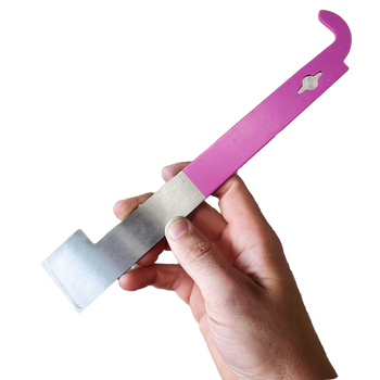 Pink Hive Tool with J Hook