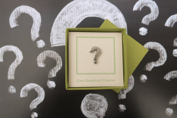 Question Mark Lapel Pin