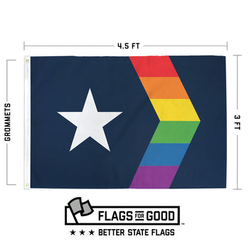 Rainbow Wisconsin Flag