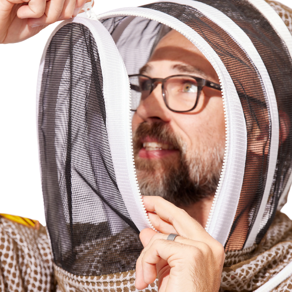 Round or Fencing Beekeeping Veil