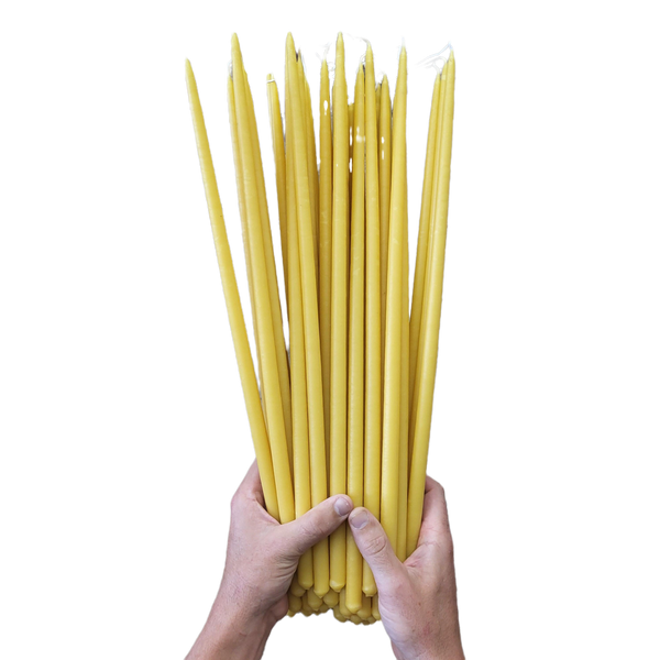 Thin Taper Beeswax Candles