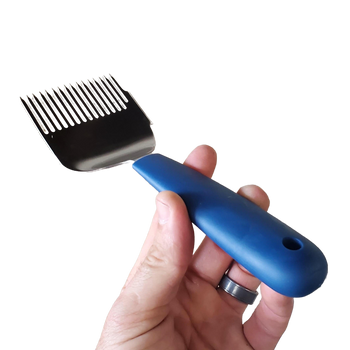 Uncapping Scratcher with Rubber Handle