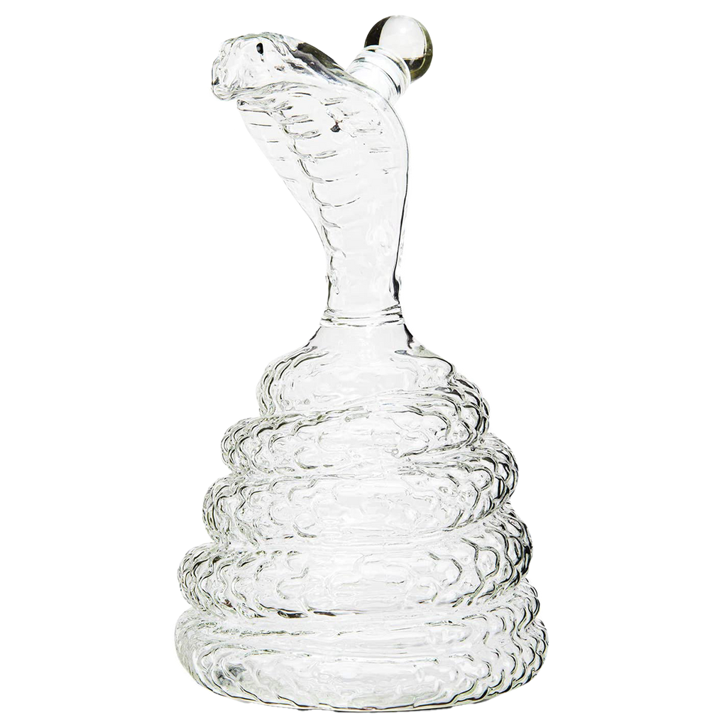 King Cobra Snake Whiskey Decanter Premium Barware Gift Elegant Drinkware Collection