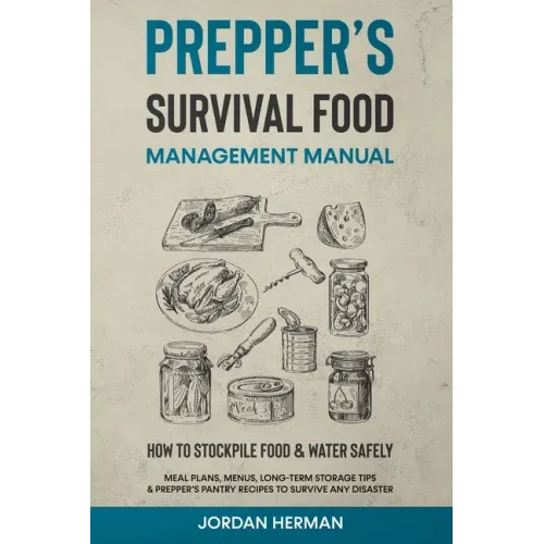 Prepper's Survival Food Management Manual: How to Stockpile Food & Water Safely - Meal Plans, Menus, Long-Term Storage Tips & Prepper's Pantry Recipes