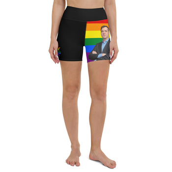 Chase and Mike 2024 LGBT Yoga Shorts