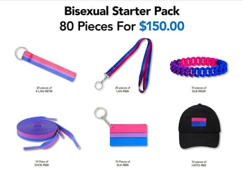 Bisexual Flag Gay Pride Variety Pack Bundle (Small - 80 Pieces)