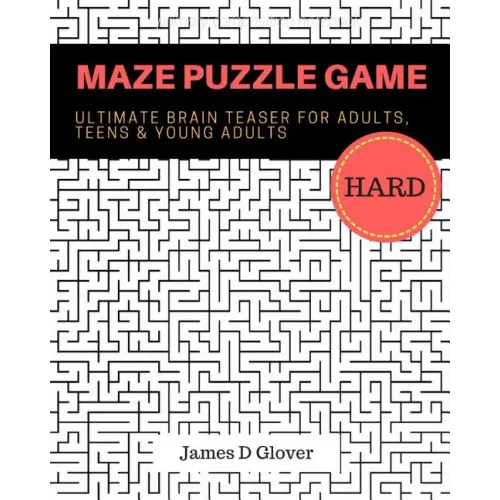 Maze Puzzle Game: 50 Ultimate Brain Training Maze for Adults, Teens and Young Adults