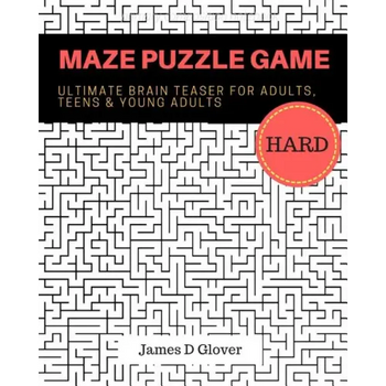 Maze Puzzle Game: 50 Ultimate Brain Training Maze for Adults, Teens and Young Adults