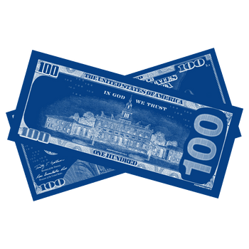 Los Angeles Blue Prop Money Bills