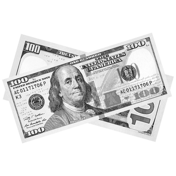 Gray Prop Money Bills