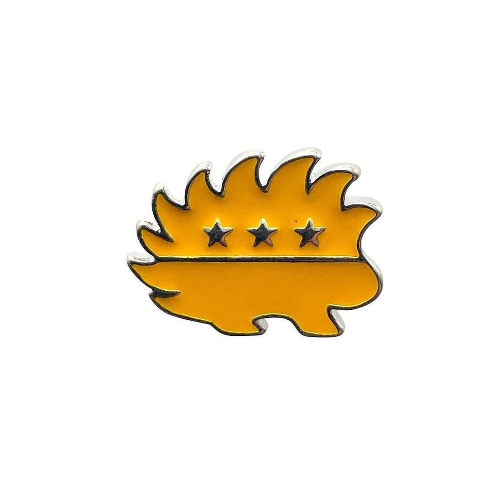 Pin: Libertarian Gold Porcupine - Proud Libertarian - Proud Libertarian