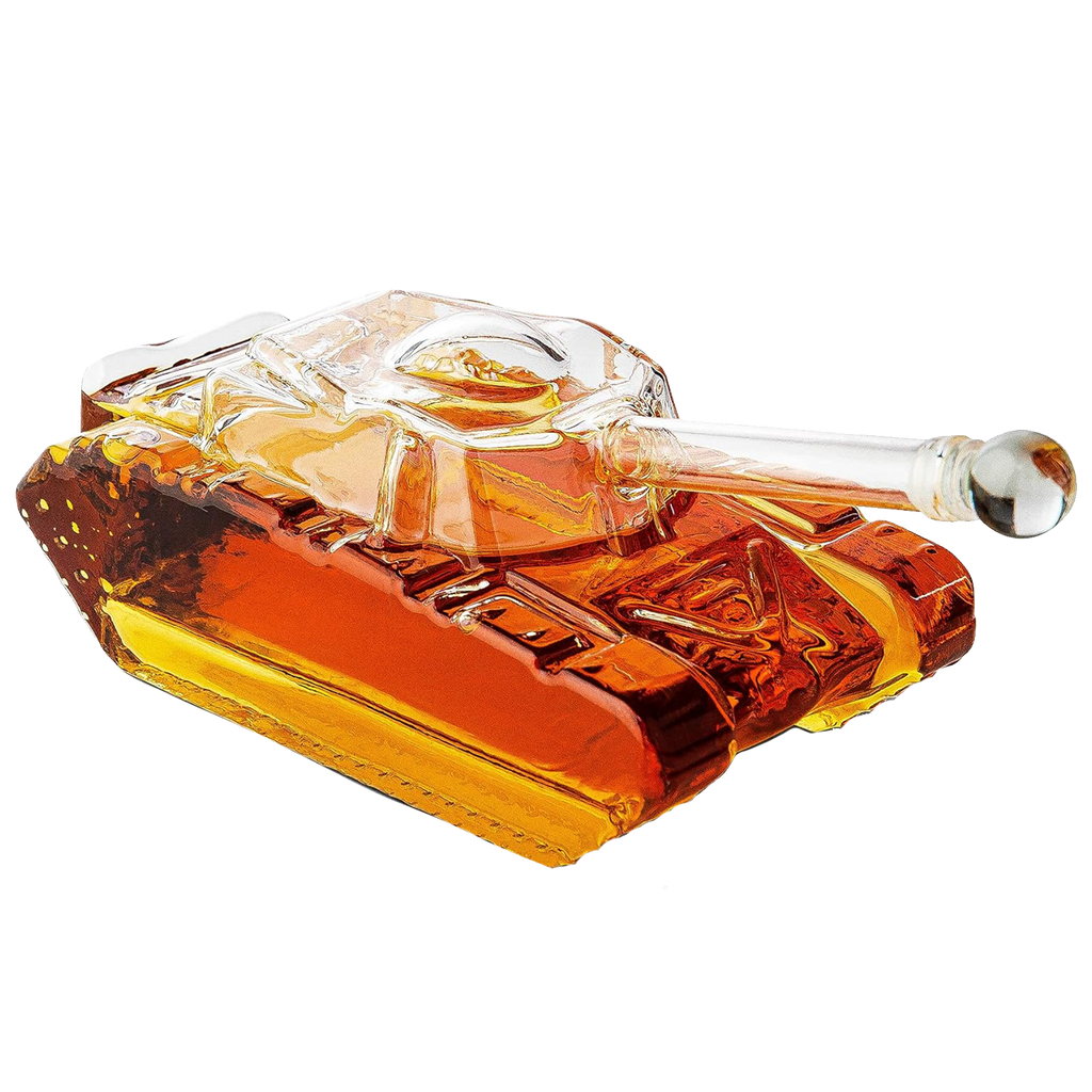 Tank Whiskey Decanter 1000ML Premium Barware Gift Elegant Drinkware Collection