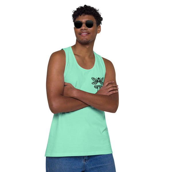 Mushmore Dragonfly Men’s premium tank top