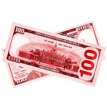 Red Prop Money Bills