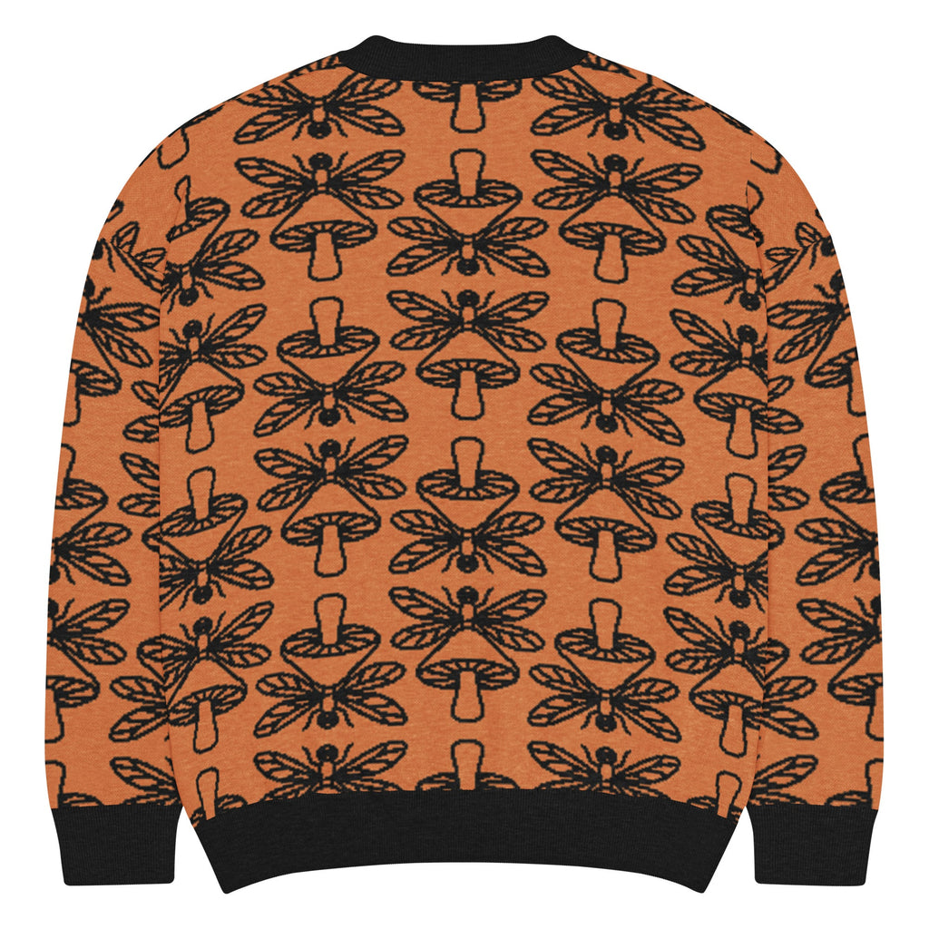 Mushmore Dragonfly Relaxed fit knitted crew neck sweater