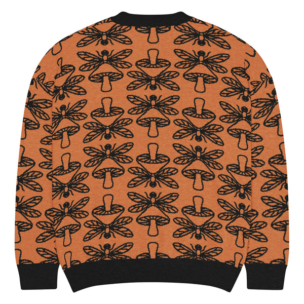 Mushmore Dragonfly Relaxed fit knitted crew neck sweater