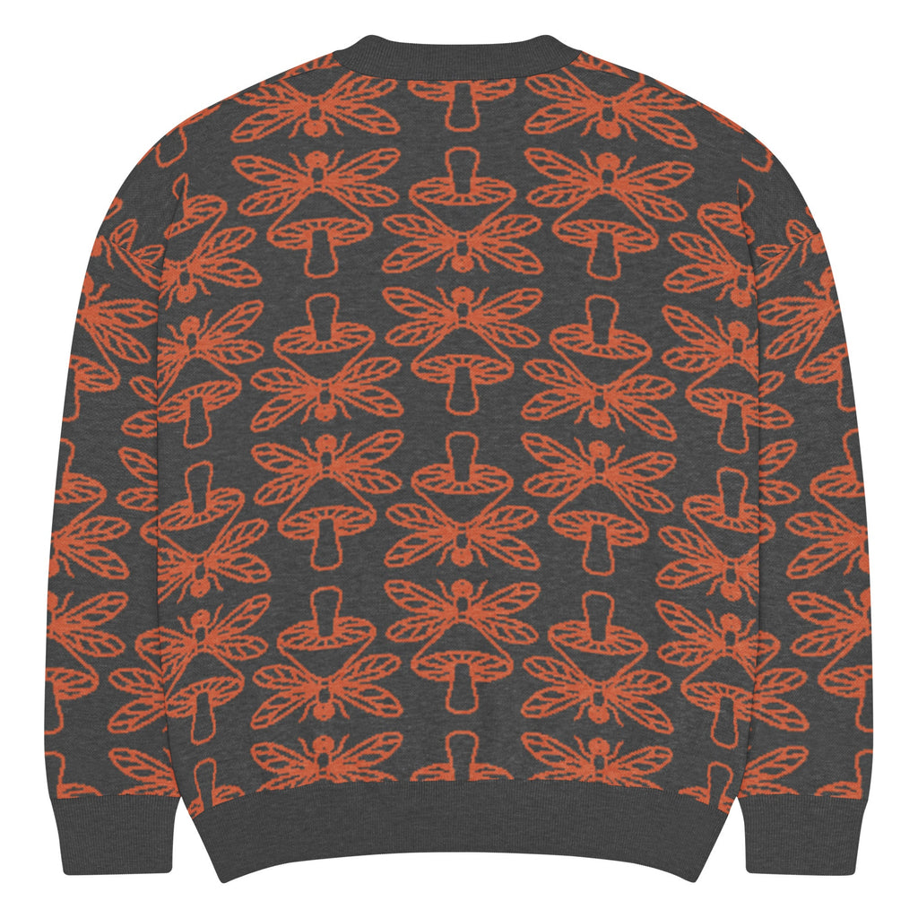 Mushmore Dragonfly Relaxed fit knitted crew neck sweater