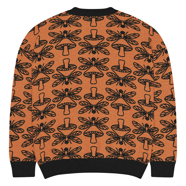 Mushmore Dragonfly Relaxed fit knitted crew neck sweater