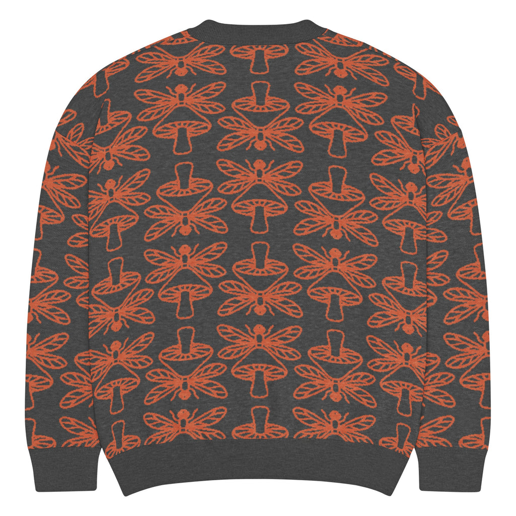 Mushmore Dragonfly Relaxed fit knitted crew neck sweater