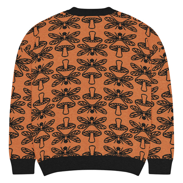 Mushmore Dragonfly Relaxed fit knitted crew neck sweater