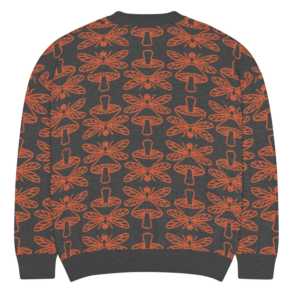 Mushmore Dragonfly Relaxed fit knitted crew neck sweater