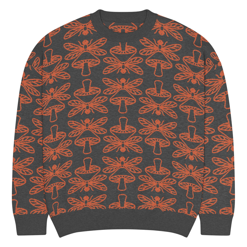 Mushmore Dragonfly Relaxed fit knitted crew neck sweater