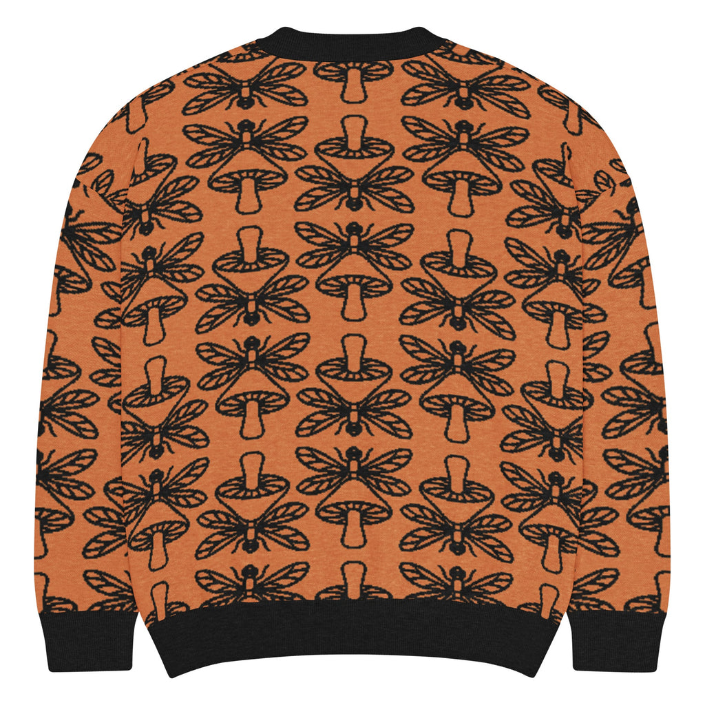 Mushmore Dragonfly Relaxed fit knitted crew neck sweater