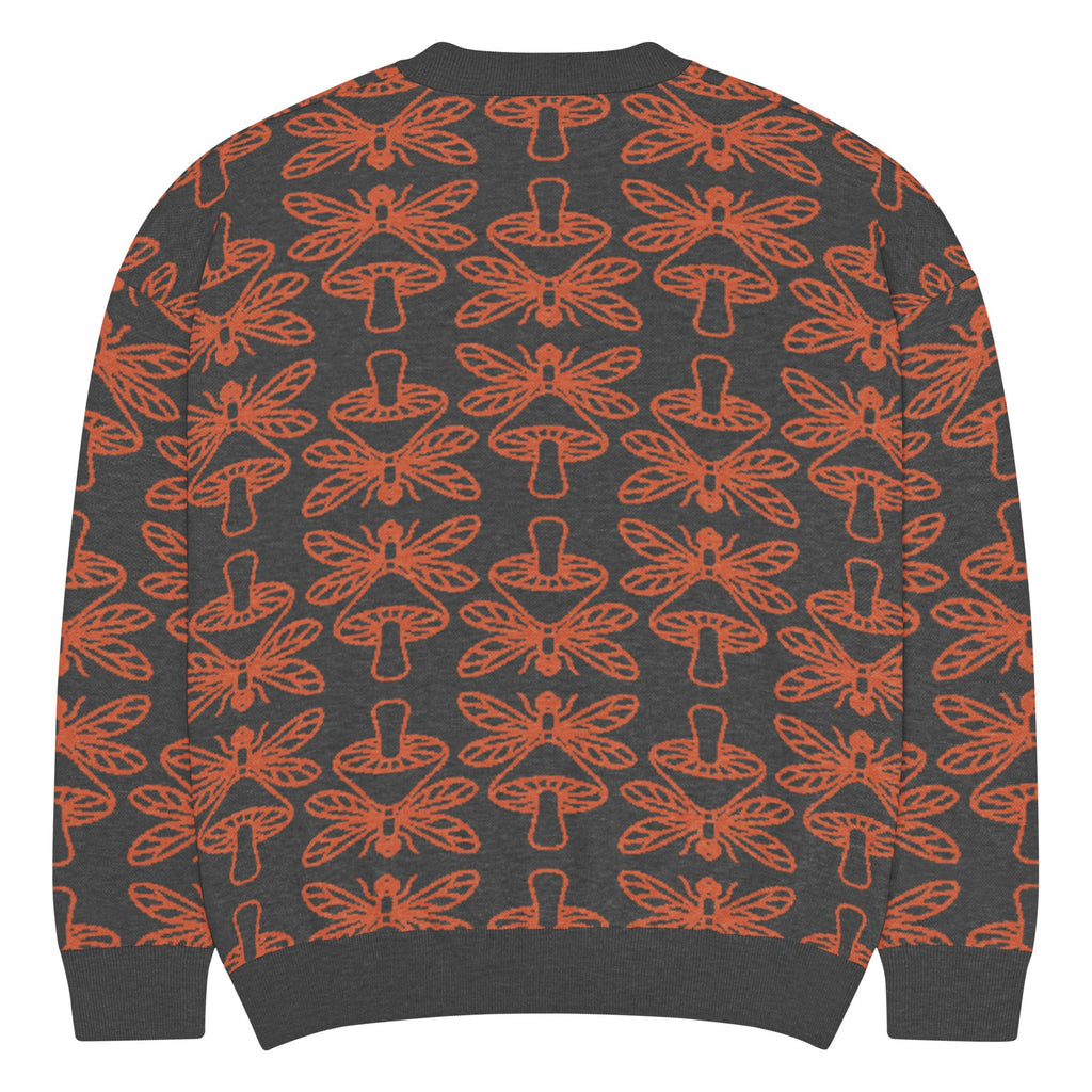 Mushmore Dragonfly Relaxed fit knitted crew neck sweater