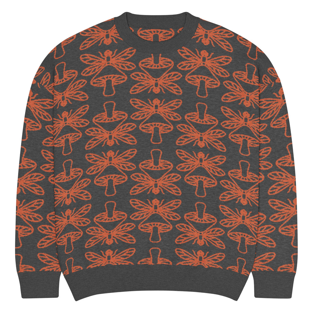 Mushmore Dragonfly Relaxed fit knitted crew neck sweater