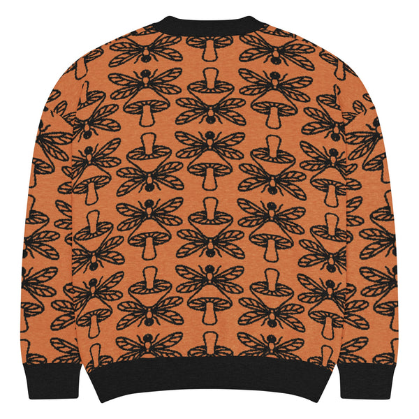 Mushmore Dragonfly Relaxed fit knitted crew neck sweater