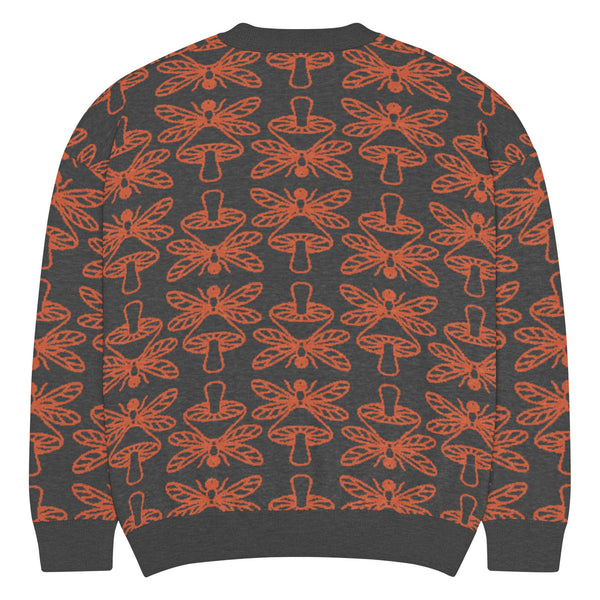 Mushmore Dragonfly Relaxed fit knitted crew neck sweater