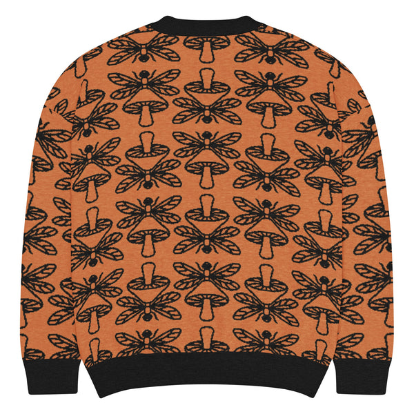 Mushmore Dragonfly Relaxed fit knitted crew neck sweater