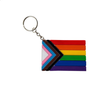 50 Pack Silicone Daniel Quasar Flag Key Chains (50 Key Chains)