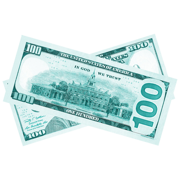 Turquoise Prop Money Bills