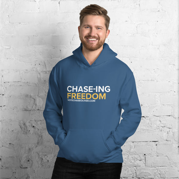 Chase-ing Liberty - Chase Oliver for President Unisex Hoodie