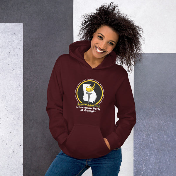 Libertarian Party of Georgia Unisex Hoodie - Proud Libertarian - Libertarian Party of Georgia