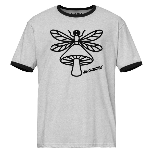 Mushmore Dragonfly Unisex ringer t-shirt