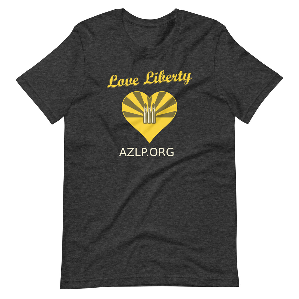 Love 2A Liberty Arizona Libertarian Party Unisex t-shirt