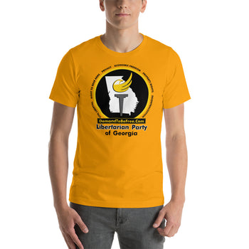 Libertarian Party of Georgia Unisex t-shirt - Proud Libertarian - Libertarian Party of Georgia