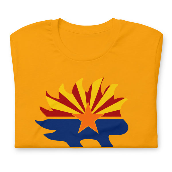 Arizona Libertarian Party Porcupine Unisex t-shirt - Proud Libertarian - Libertarian Party of Arizona