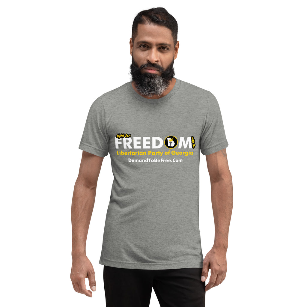 Fight for Freedom Libertarian Party of Georgia Short sleeve t-shirt