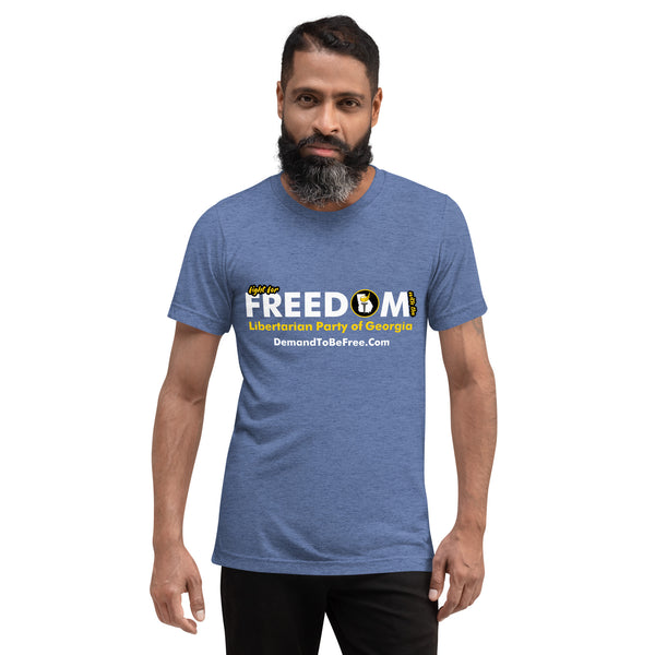 Fight for Freedom Libertarian Party of Georgia Short sleeve t-shirt