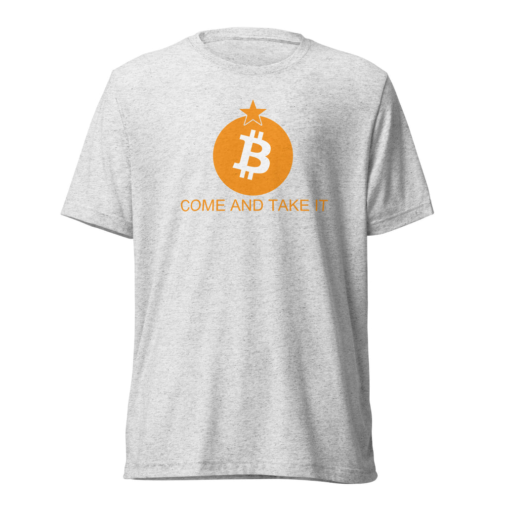 Come and Take it Bitcoin Tri-Blend T-shirt