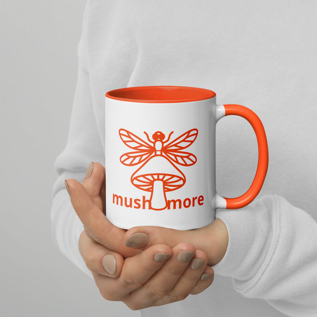 Mushmore Dragonfly Mug with Color Inside